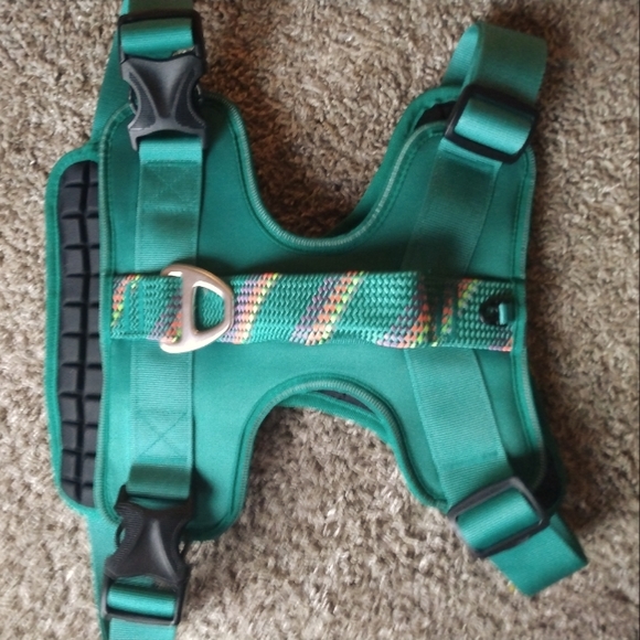 Large turquoise dog harness - Picture 1 of 6